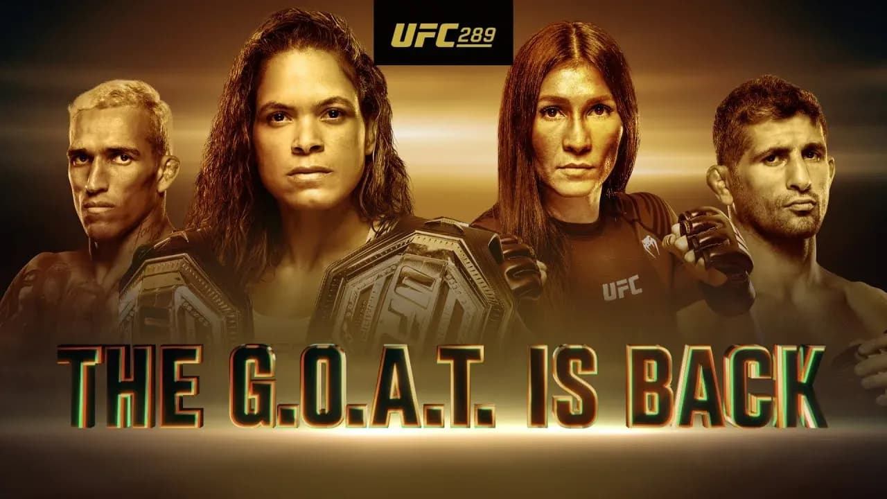 UFC 289: Nunes vs. Aldana poster.