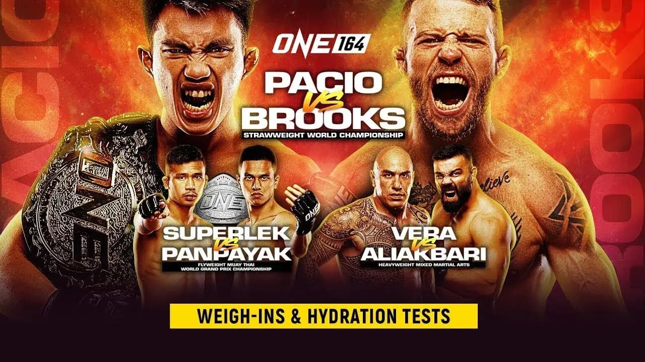 ONE 164 Weigh in and Hydration Test