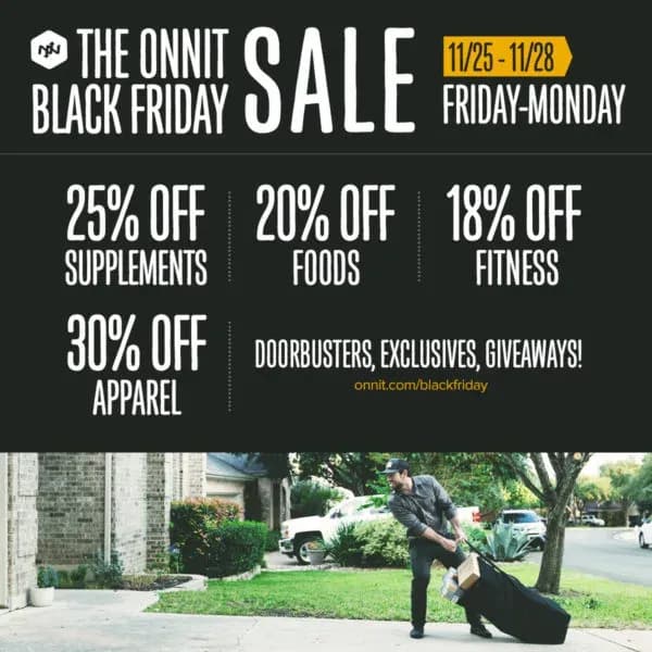 Onnit Black Friday
