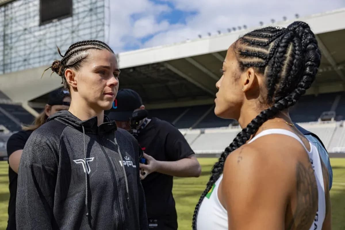 Savannah Marshall faces off ahead of her MMA debut