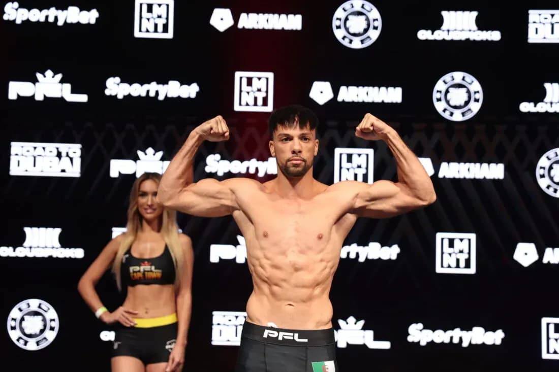 Karim Henniene weighs in at PFL Cape Town