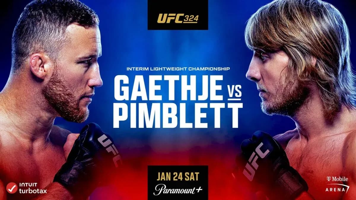 UFC 324 poster