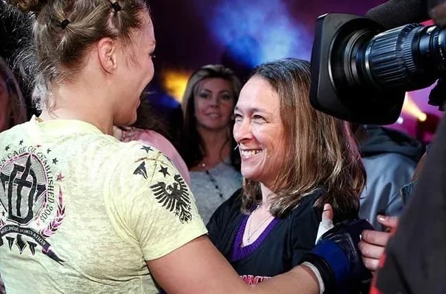 Rousey's mom, Dr. AnnMaria De Mars