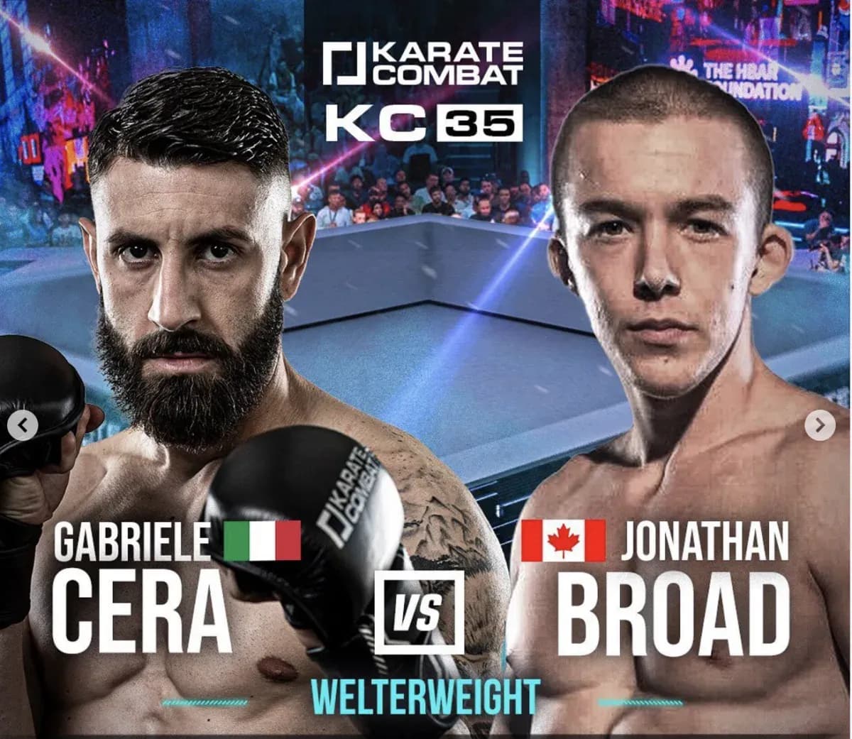 Jonathan Broad Debuts at Karate Combat 35