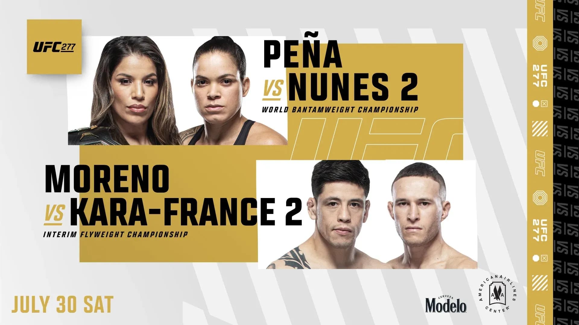 UFC 277 main event