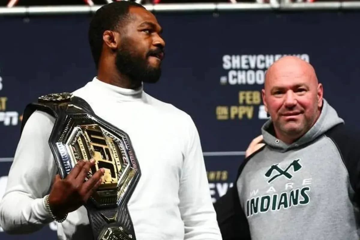 Dana White and GOAT Jon Jones