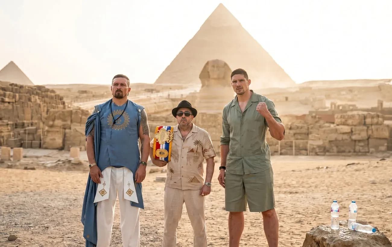 Usyk vs Verhoeven at Giza
