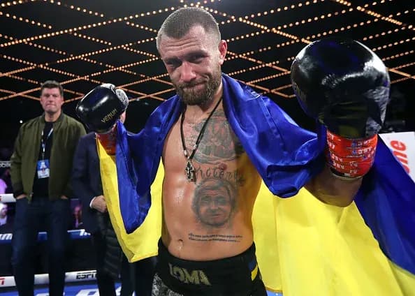 Vasiliy Lomachenko after his fight with Jamaine Ortiz