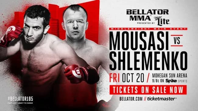 Mousasi vs. Shlemenko main card instant update and results