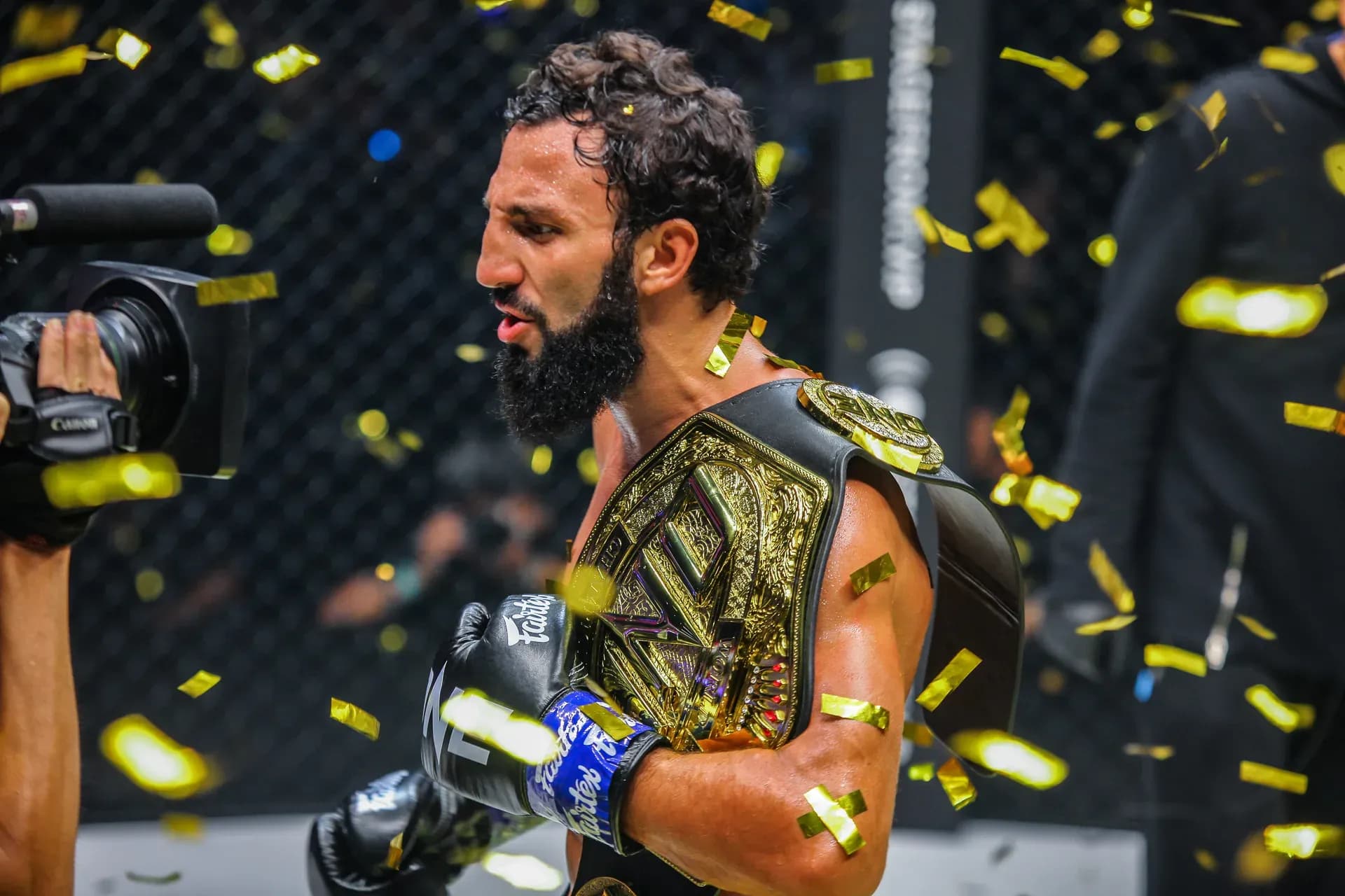 Allazov celebrates victory