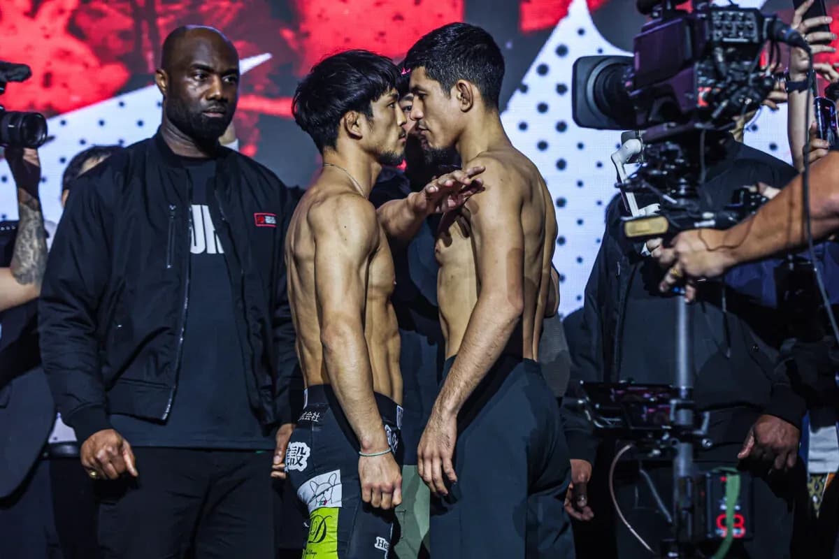 Yuya Wakamatsu and Avazbek Kholmirzaev