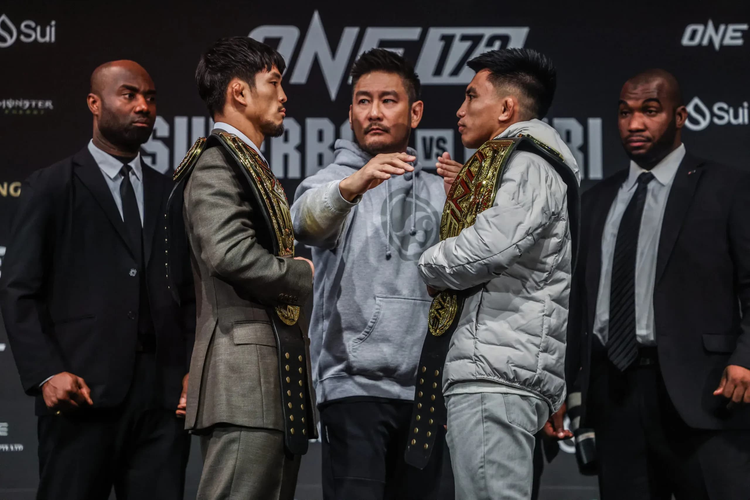 ONE Championship World Champions Yuya Wakamatsu and Joshua Pacio face off