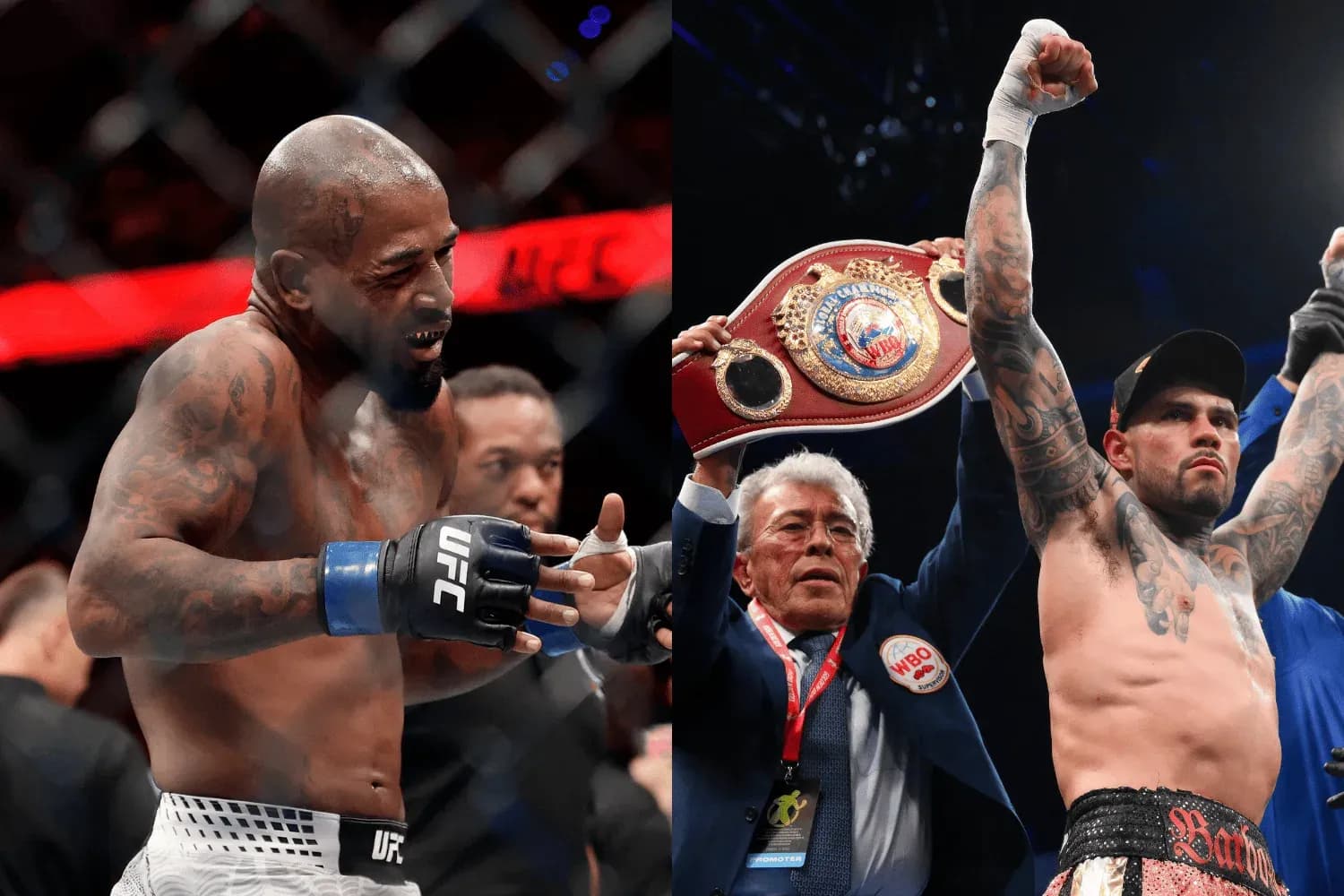 King Green (left) and Arnold Barboza Jr. (right)