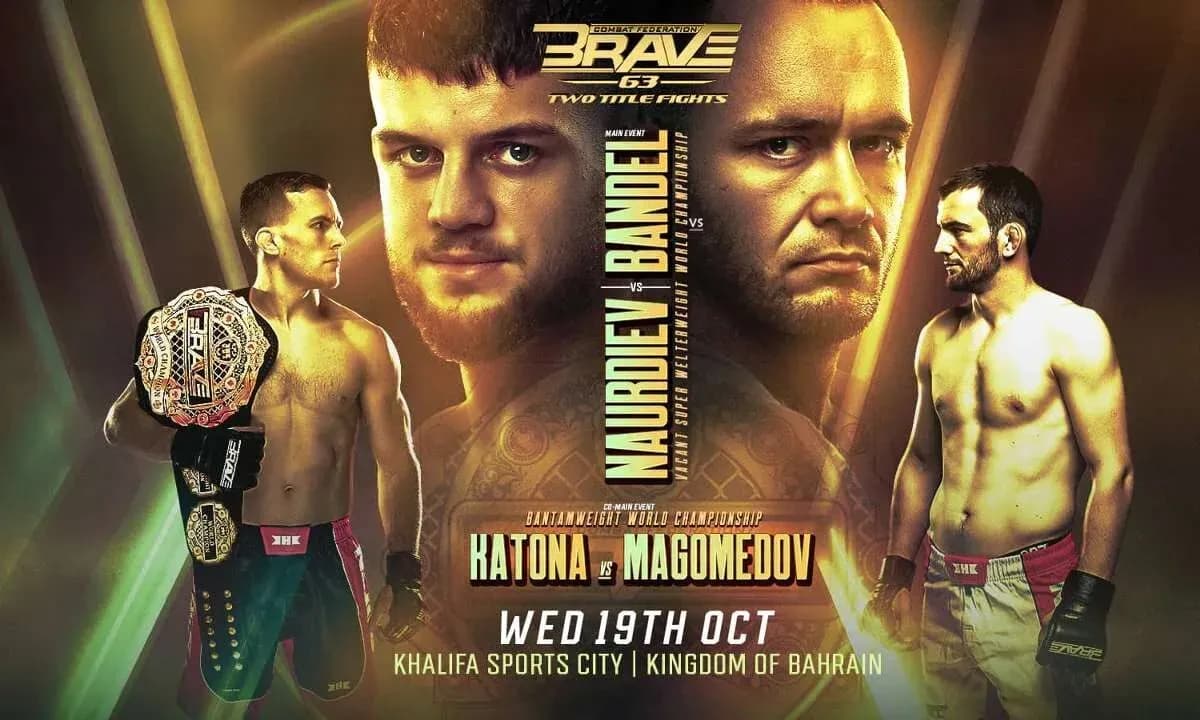 Brave CF 63 Fight Poster