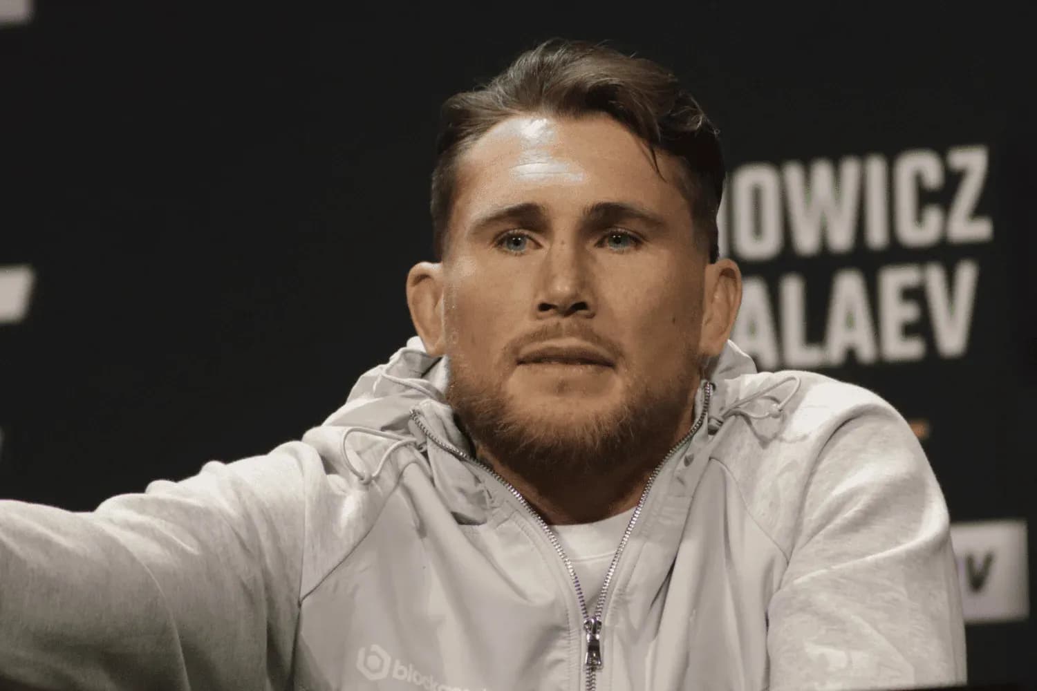 Darren Till interacts with media during the UFC 282 Media Day at UFC Apex