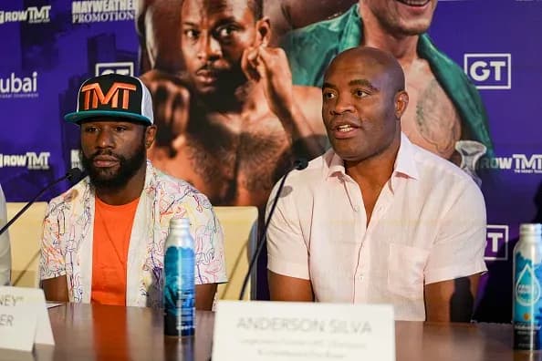 Floyd Mayweather and Anderson Silva