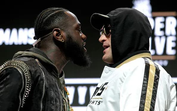 Tyson Fury and Deontay Wilder
