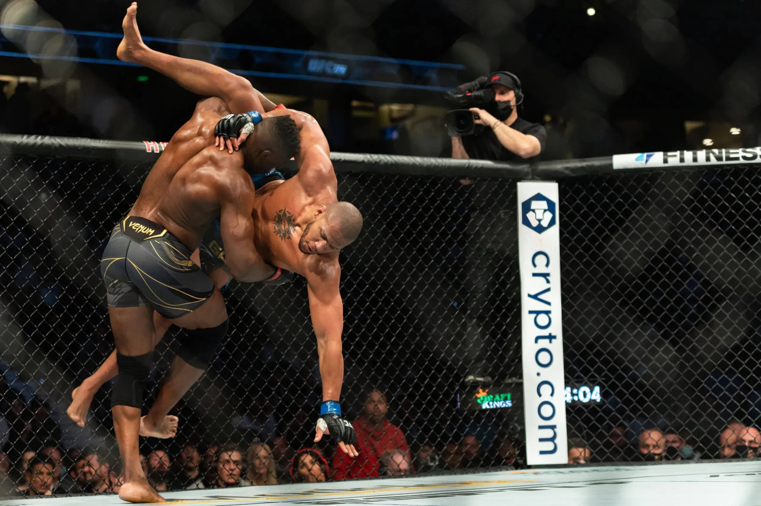 Francis Ngannou and Ciryl Gane.