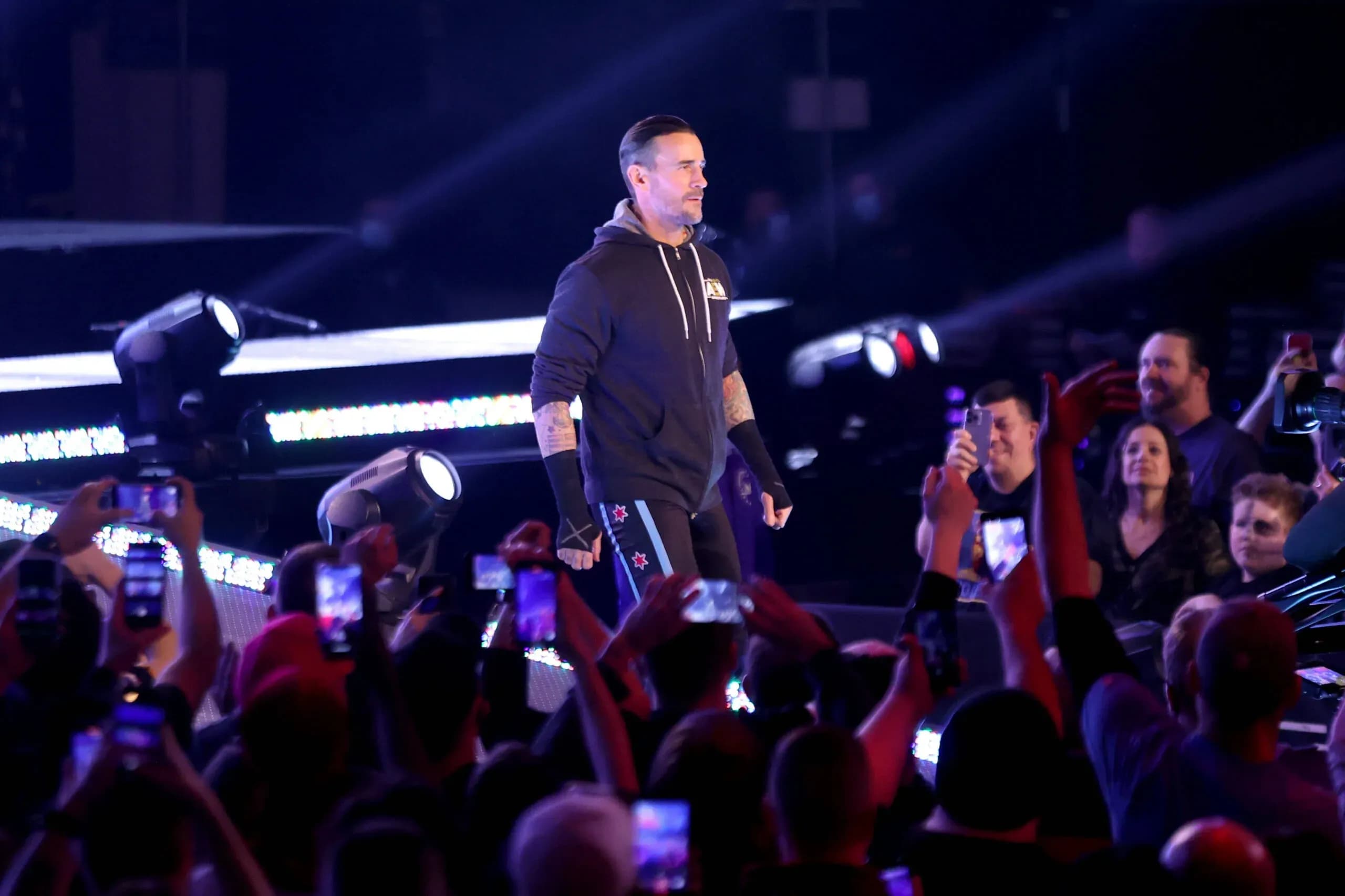 CM Punk, one of the wrestling stars who tried his hand at MMA.