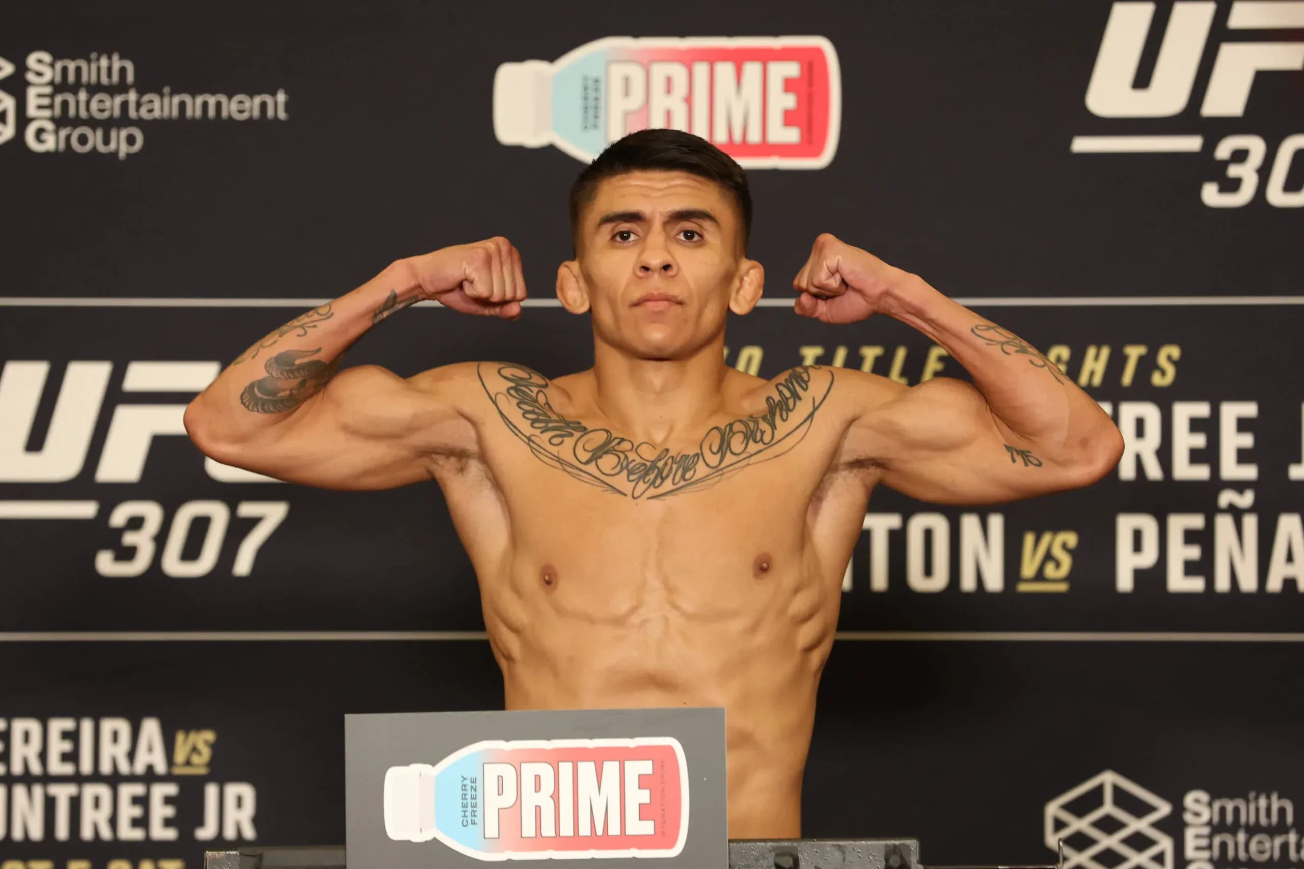 Mario Bautista, fighting on UFC Vegas 113 Saturday night.
