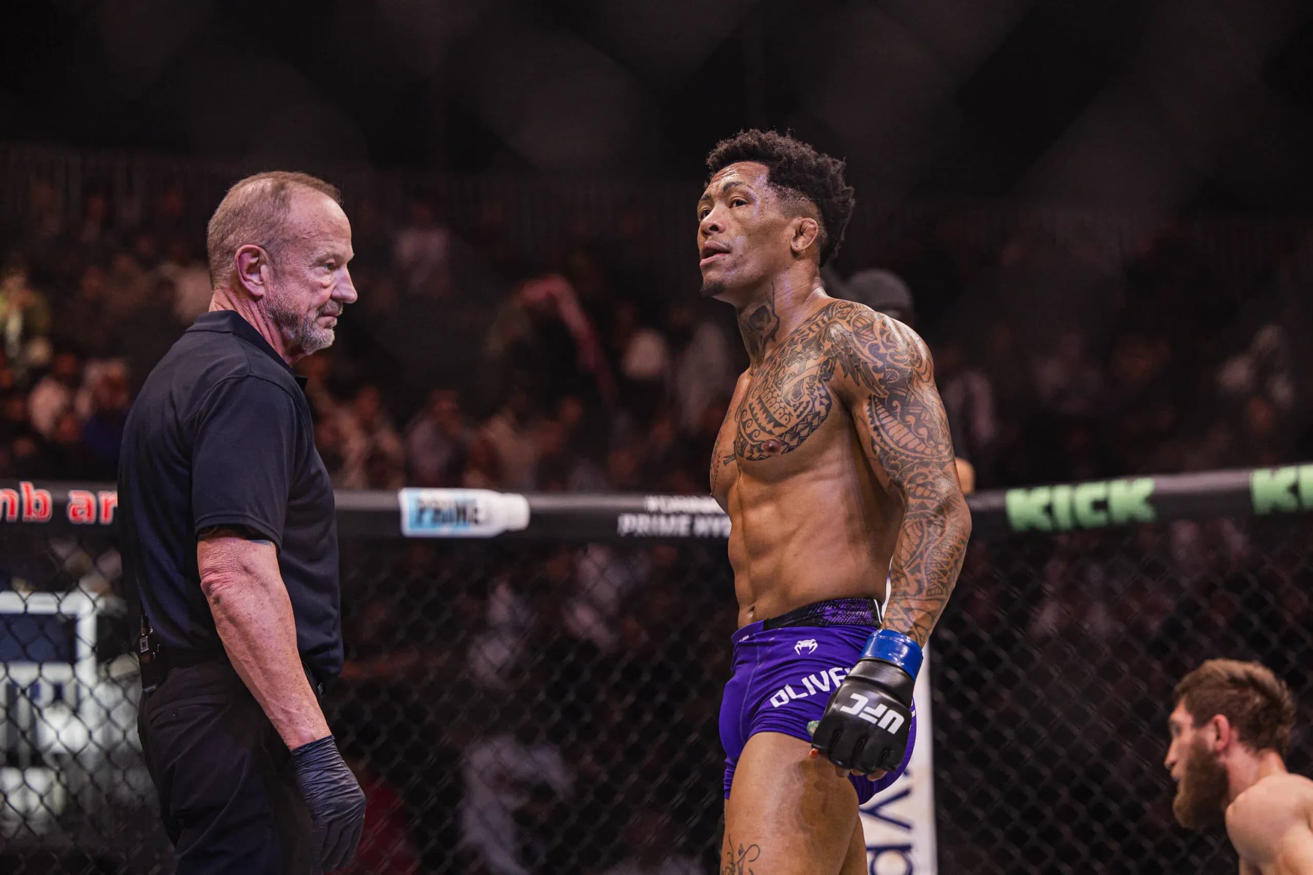 Vinicius Oliveira, victorious Saturday in UFC Vegas 113.