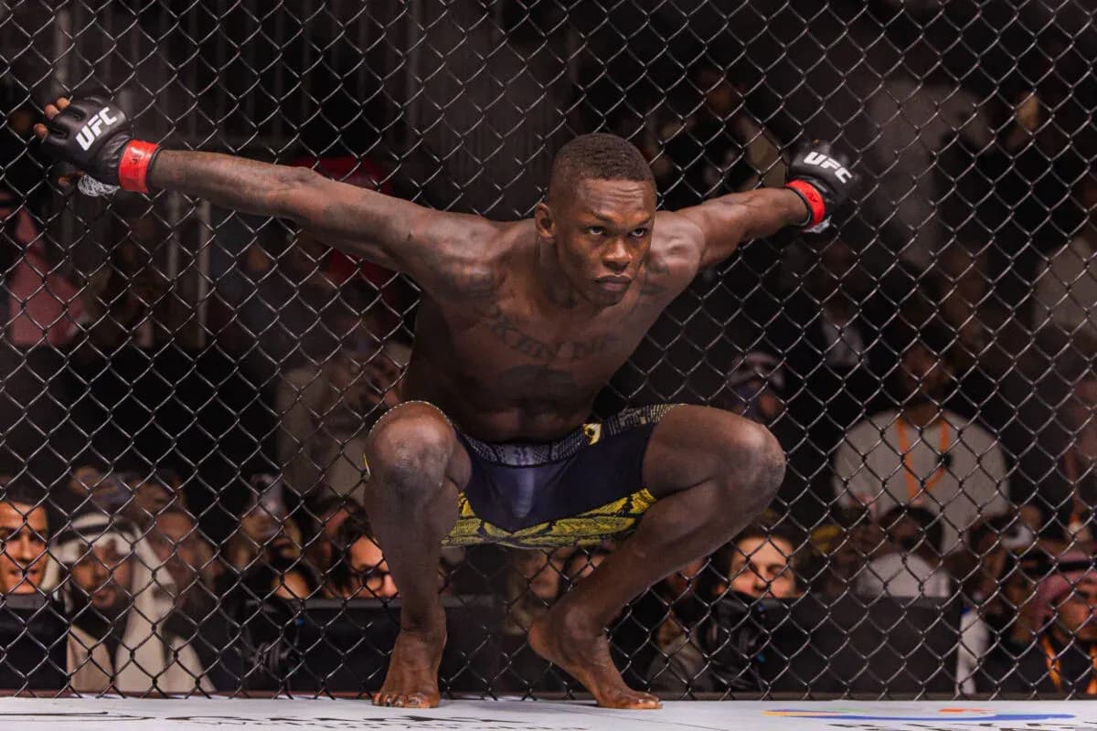Sean O'Malley's sparring partner, Israel Adesanya.