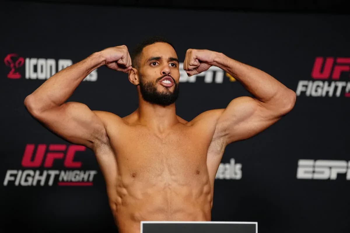 Gabriel Bonfim, due to fight tonight in UFC Nashville.