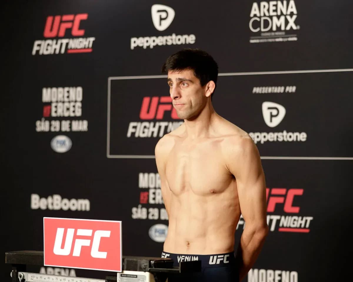 Steve Erceg, due to fight in UFC Mexico Saturday.