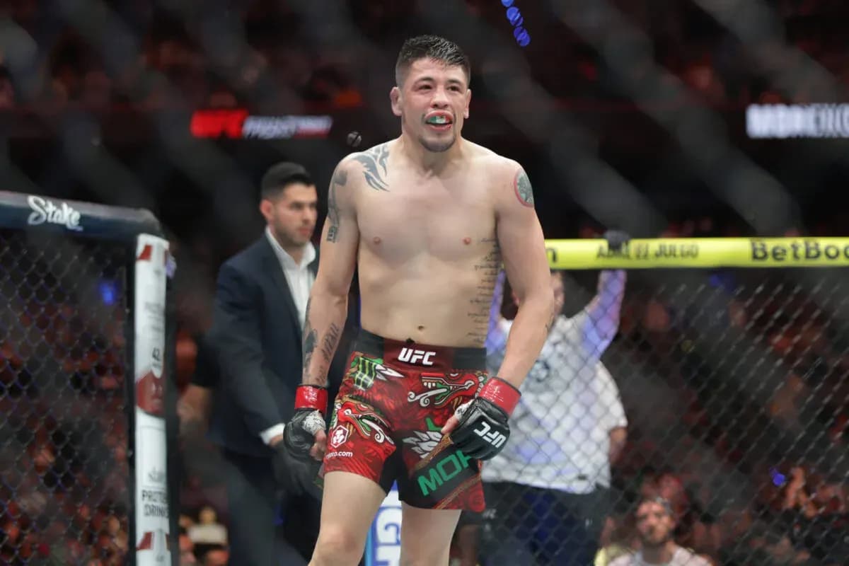 Brandon Moreno, fighting in UFC Mexico this evening.