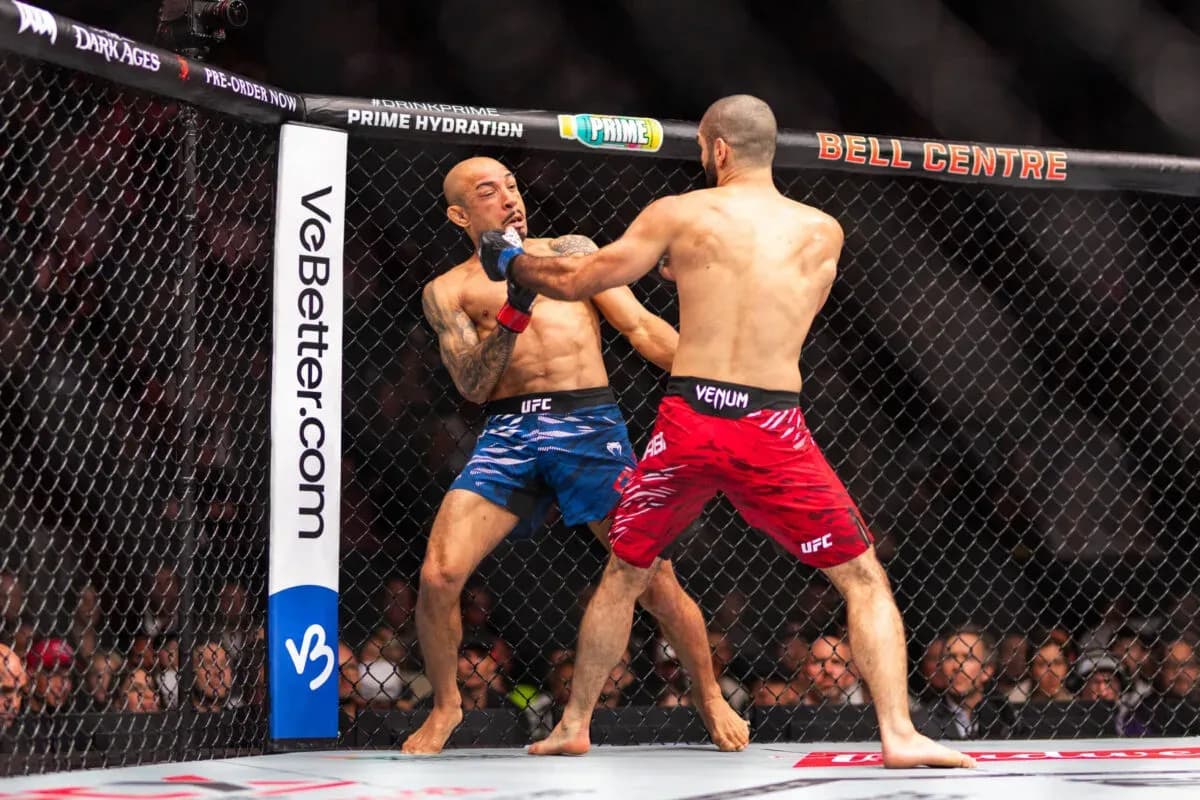 Jose Aldo and Aiemann Zahabi.