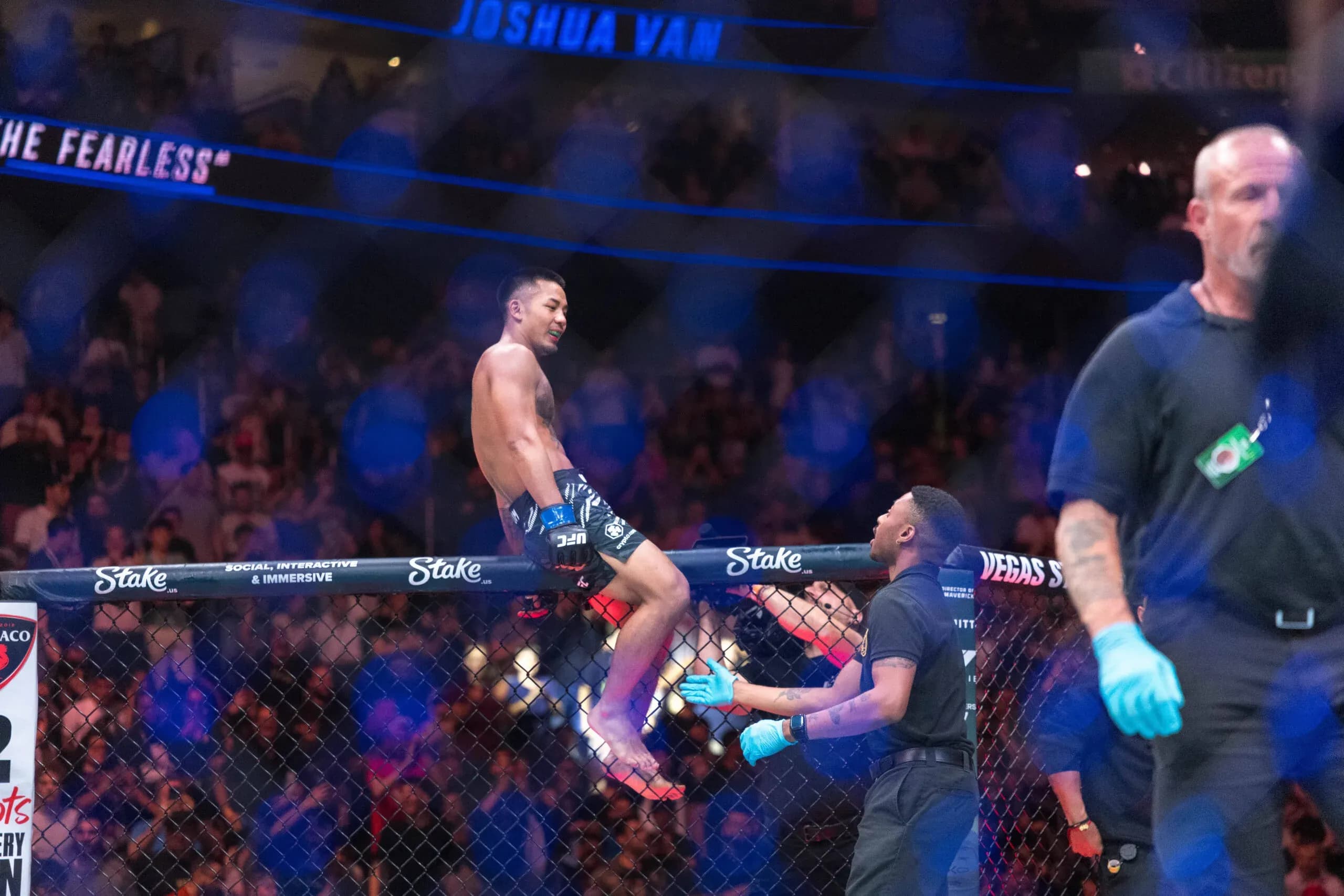 UFC flyweight championship titleholder Joshua Van. New Wave vs The Legends