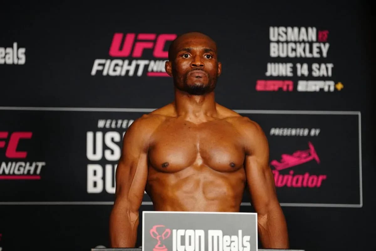 Kamaru Usman weighs in