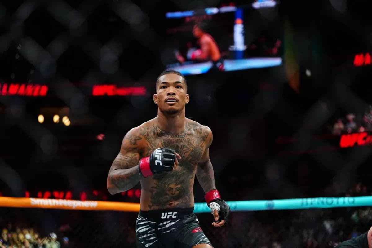 Malcolm Wellmaker, victorious Saturday night in UFC Atlanta.