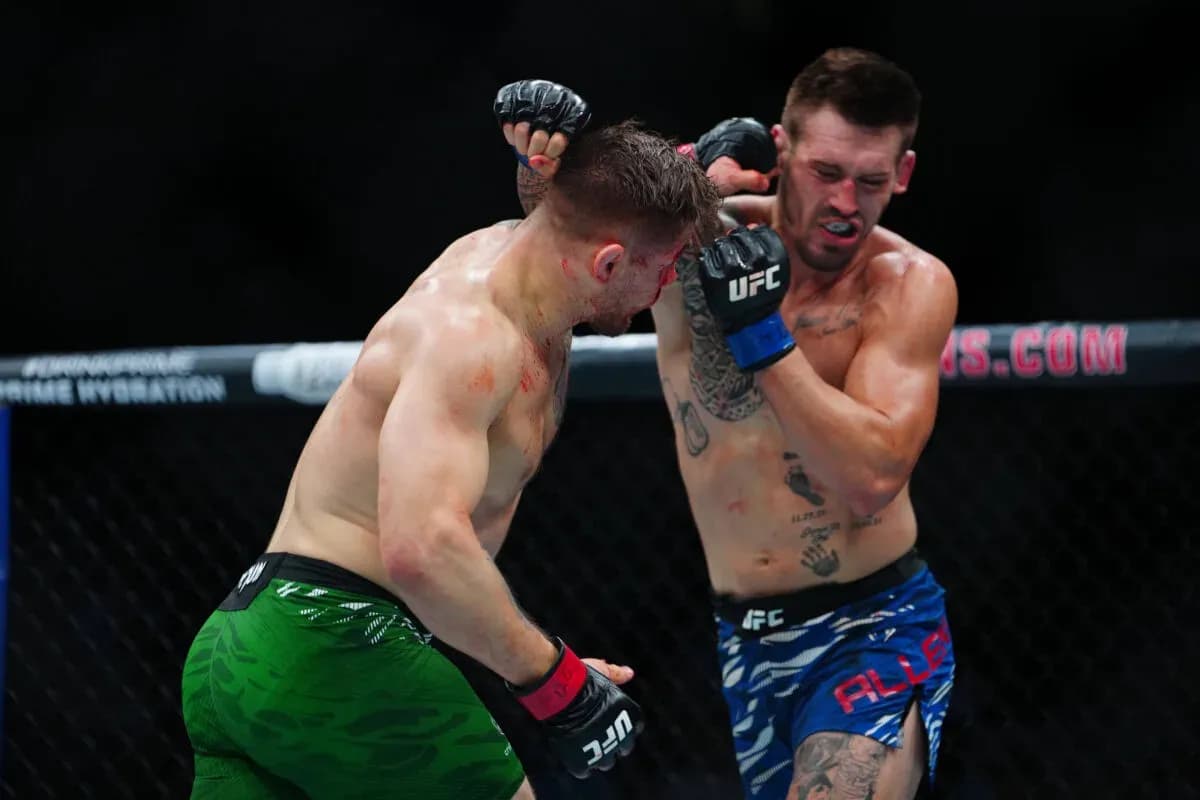 Brendan Allen, fighting in UFC Vancouver Saturday.
