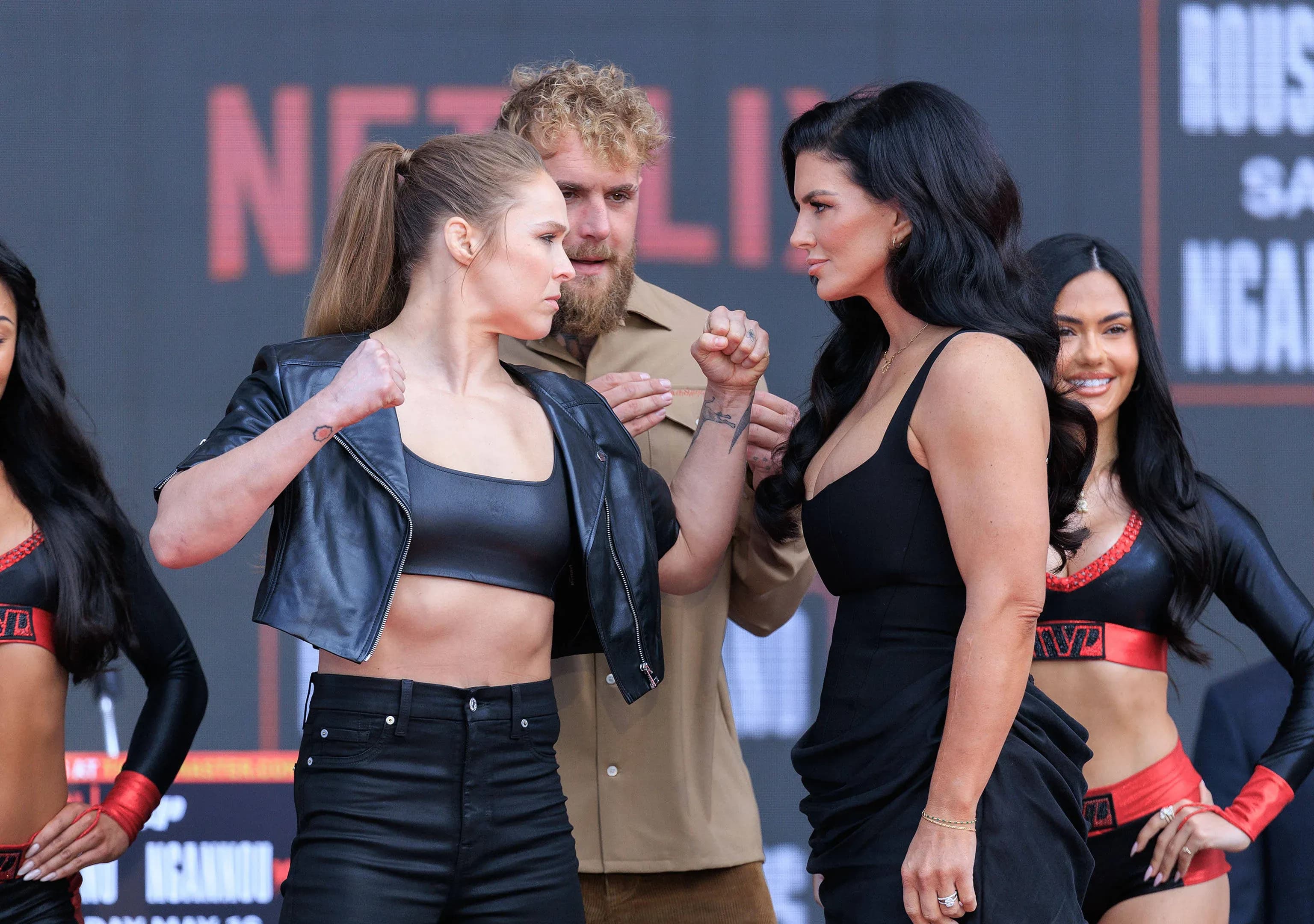Ronda Rousey and Gina Carano