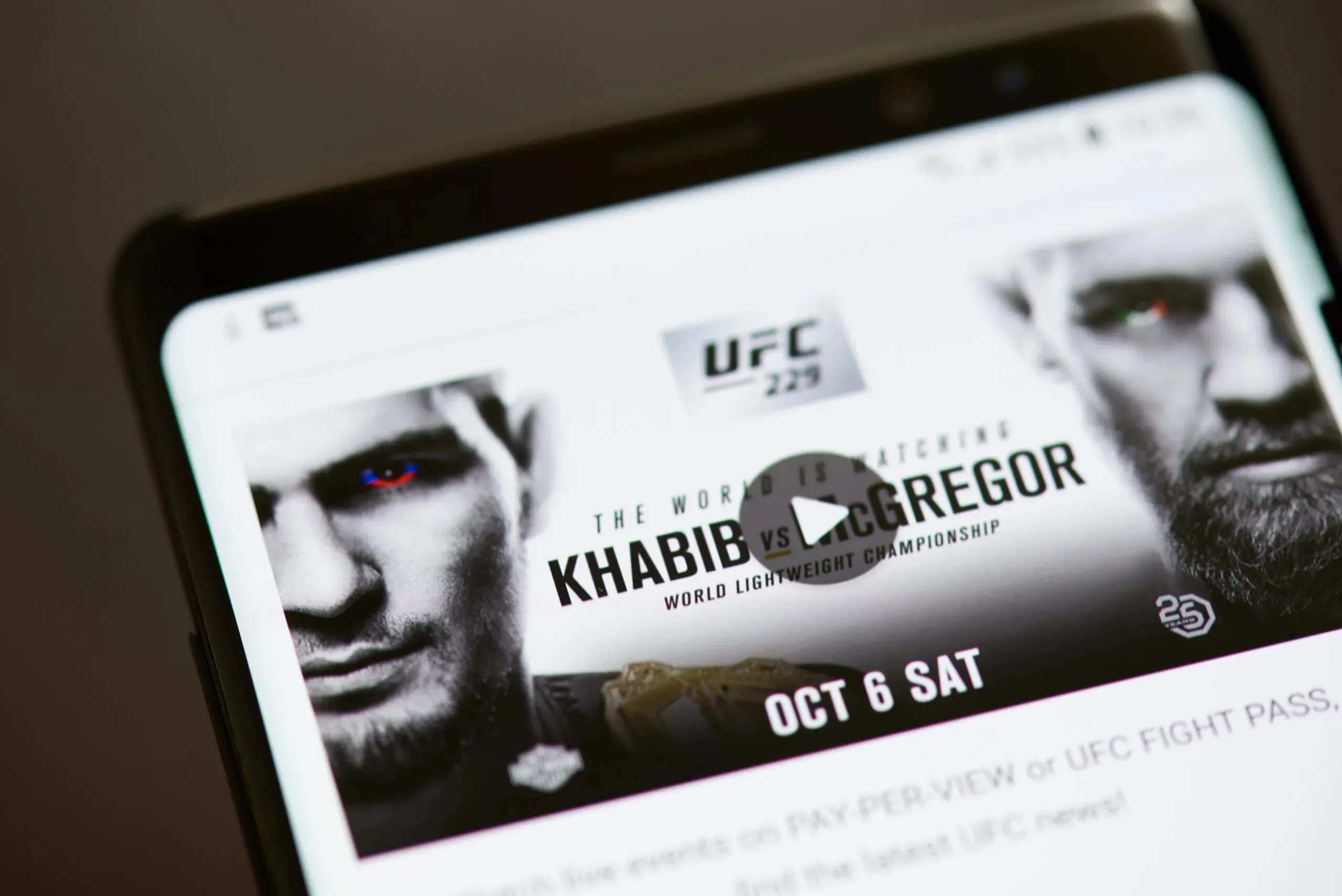 McGregor vs Khabib - rivalries shape UFC business and revenue