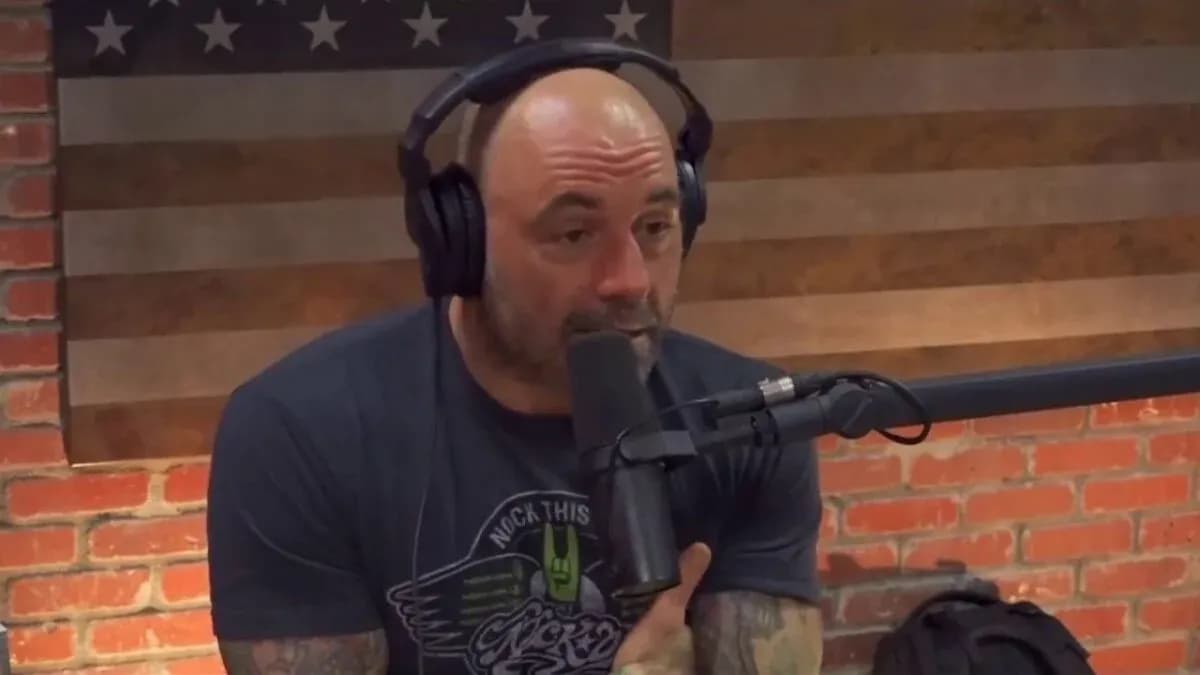 Joe Rogan in his studio