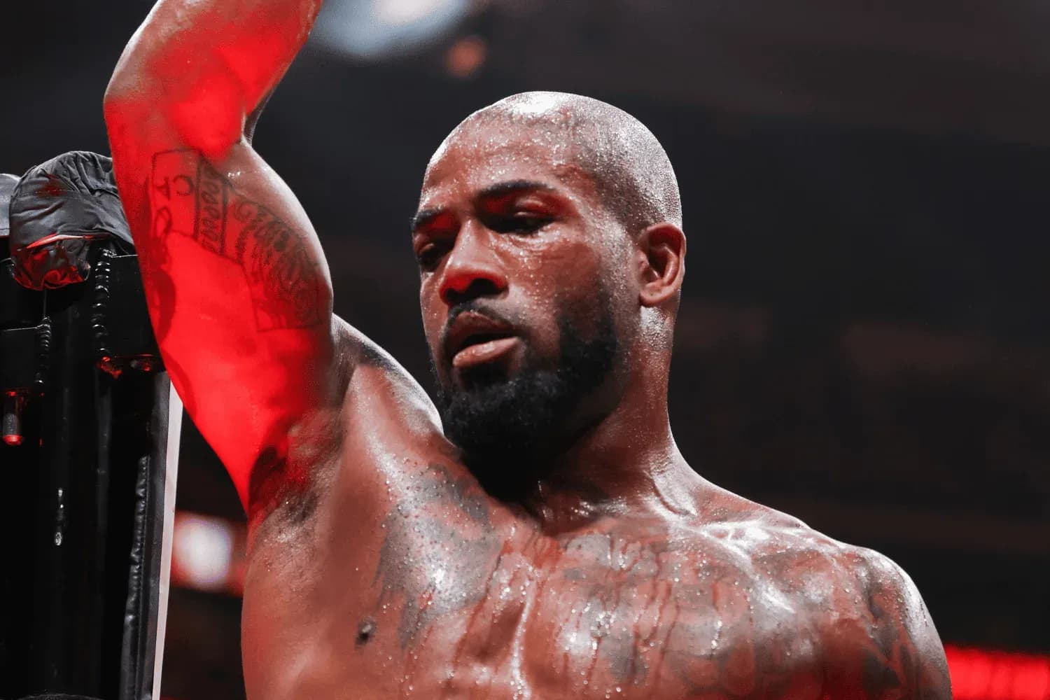 King Green celebrates win against Jeremy Stephens in Lightweight bout at UFC 328