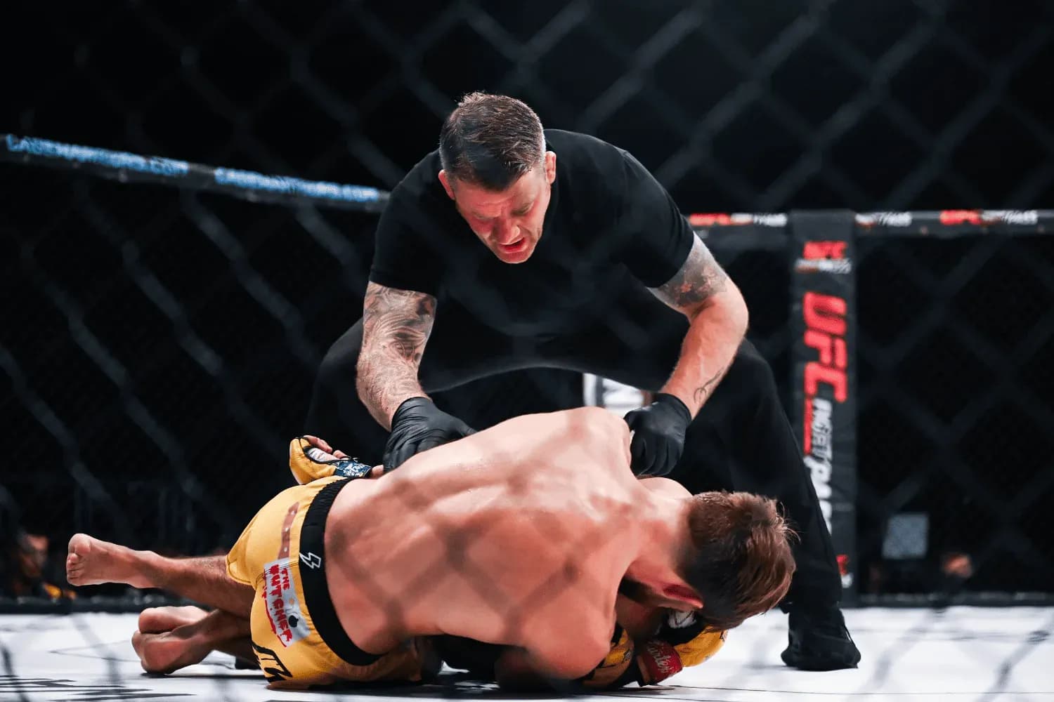 Cage Warriors 178 at Bowlers Exhibition Centre in Manchester Featuring: Costin Buhna, Joe Fields, Marc Goddard