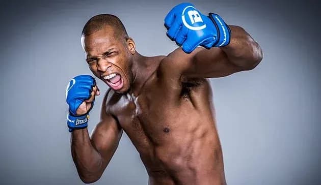 Michael "Venom" Page poses during a Bellator photoshoot.