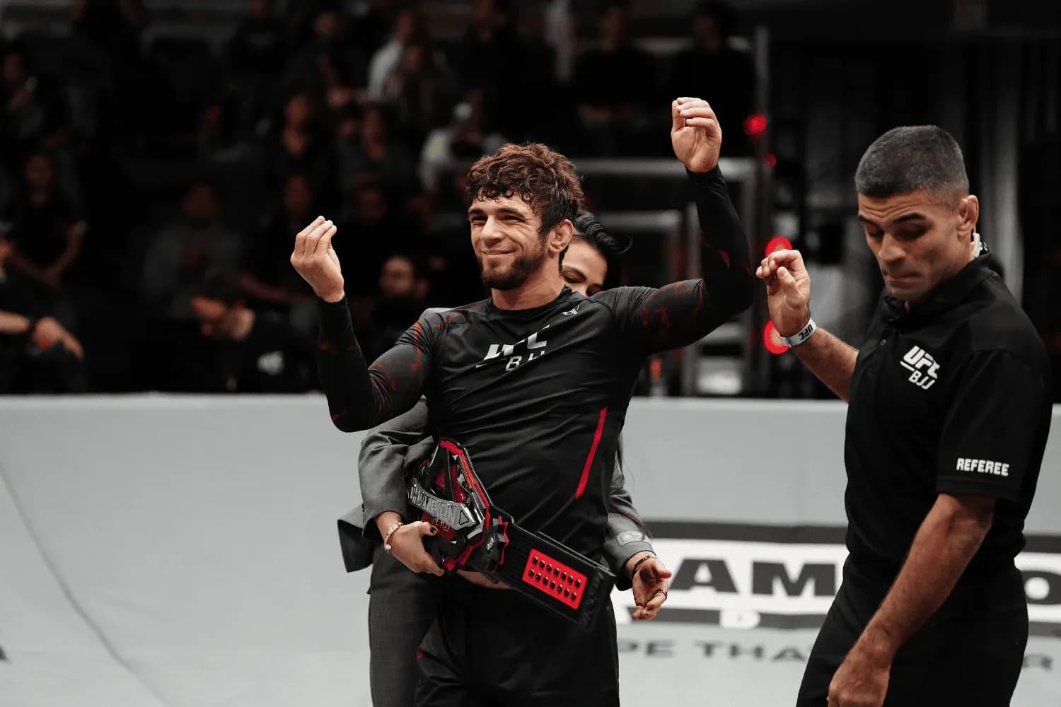 Mikey Musumeci and Shay Montague meet in the bowl for a 3-round bout at UFC BJJ 5