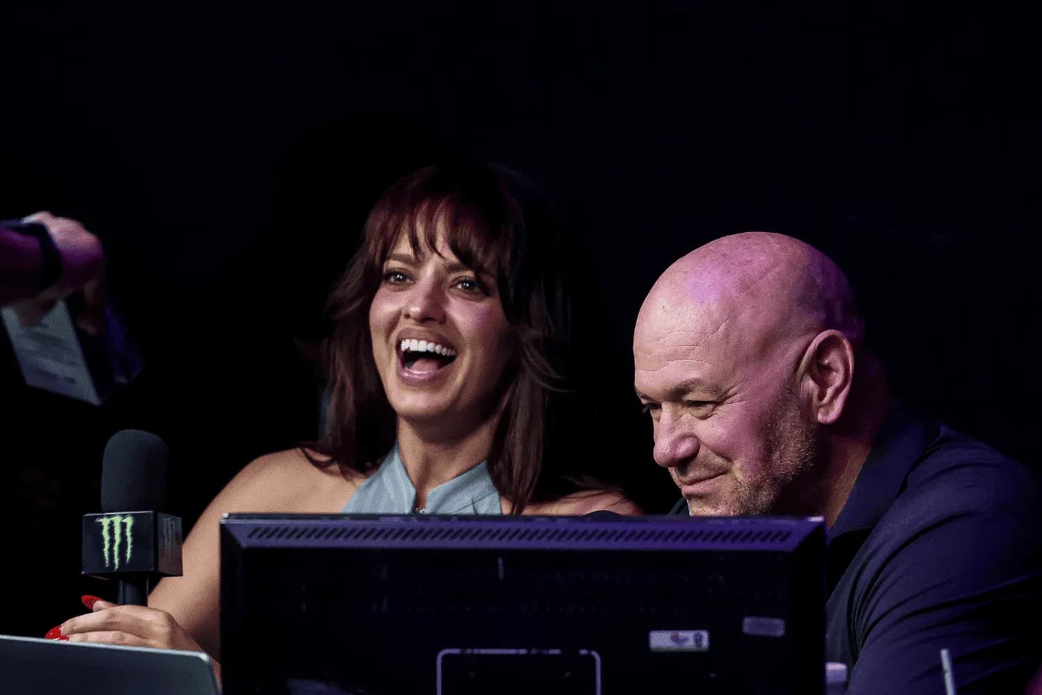 Nina Marie Daniele (left) and Dana White (right)