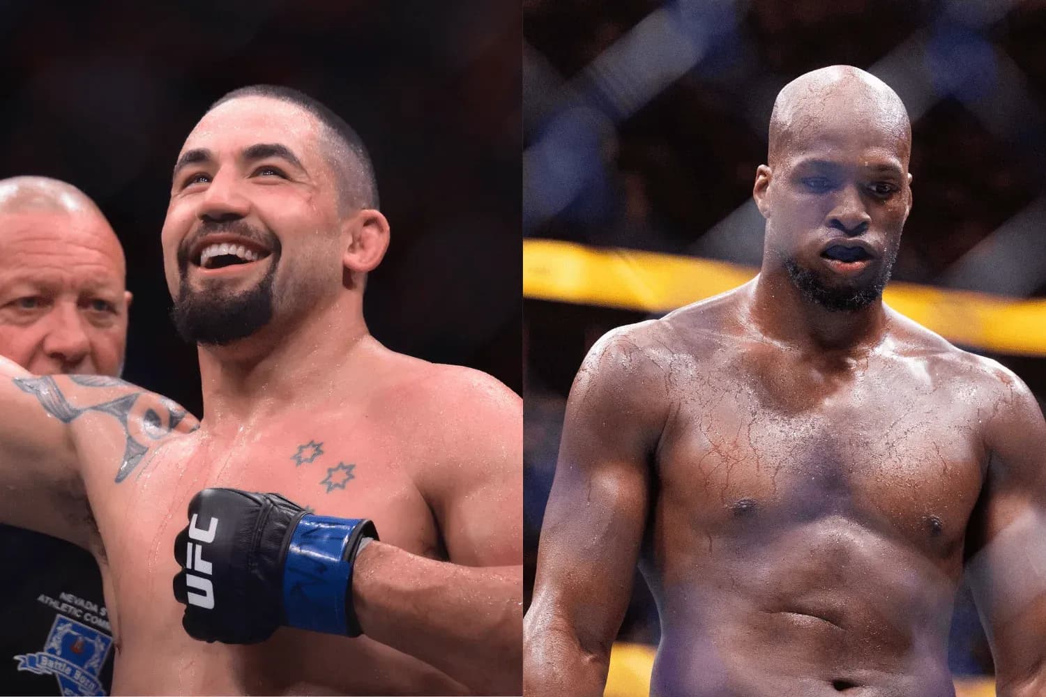 Robert Whittaker (left) and Michael Page (right)