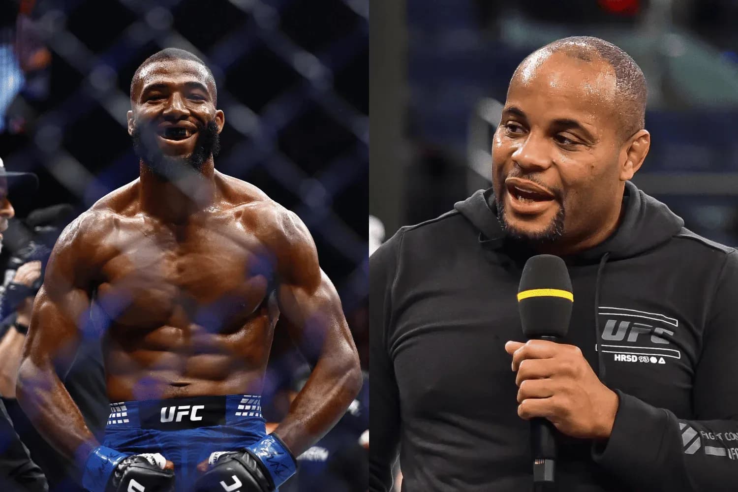 Salahdine Parnasse (left) and Daniel Cormier (right)