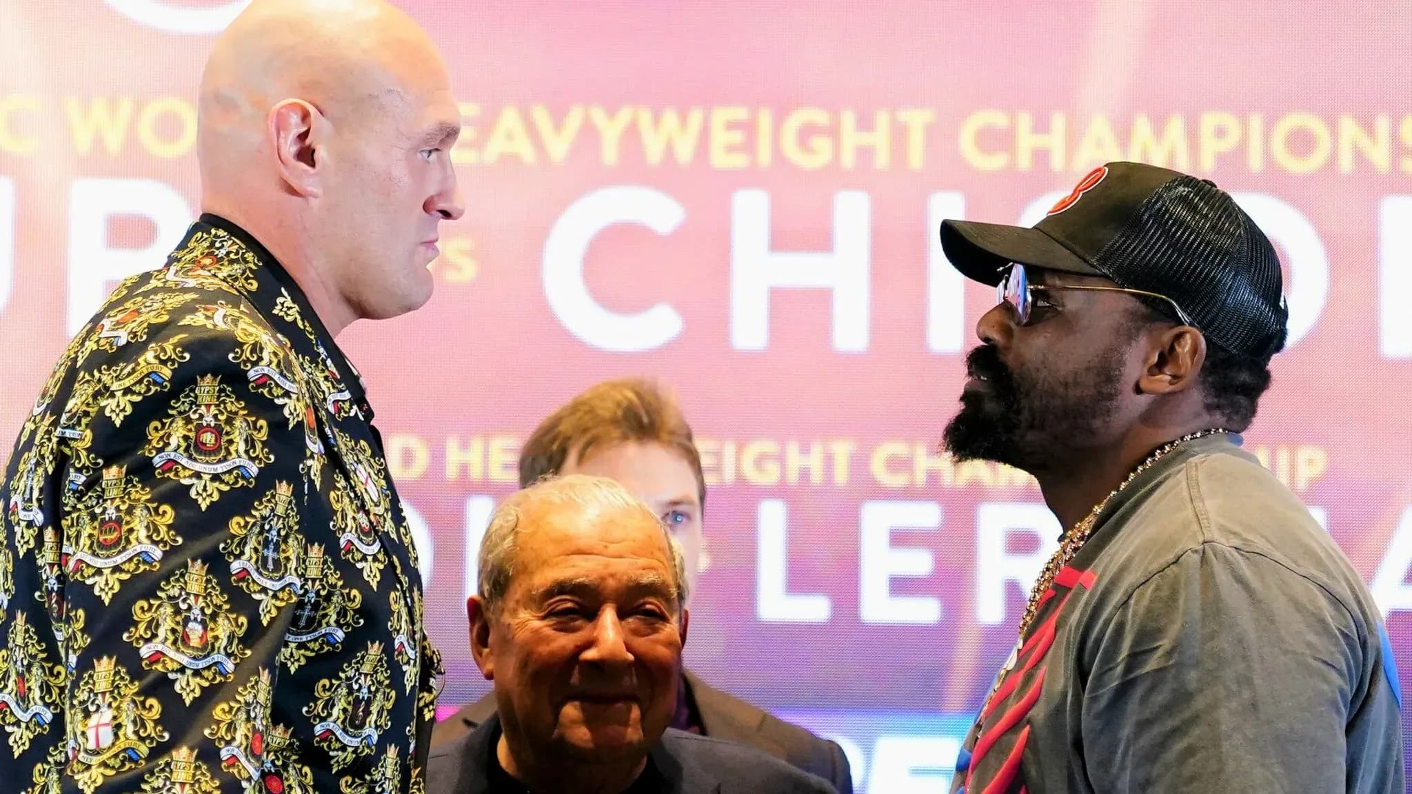Tyson Fury Derek Chisora 3 Face Off