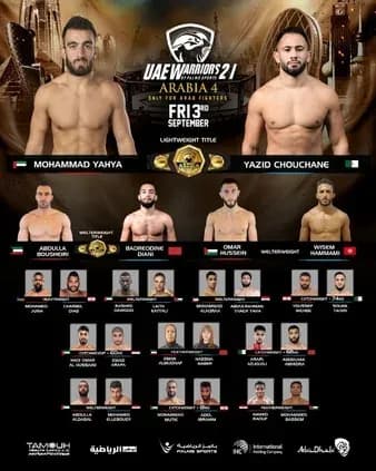 UAE Warriors 21 Results
