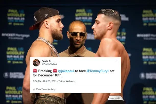 Jake Paul vs Tomy Fury