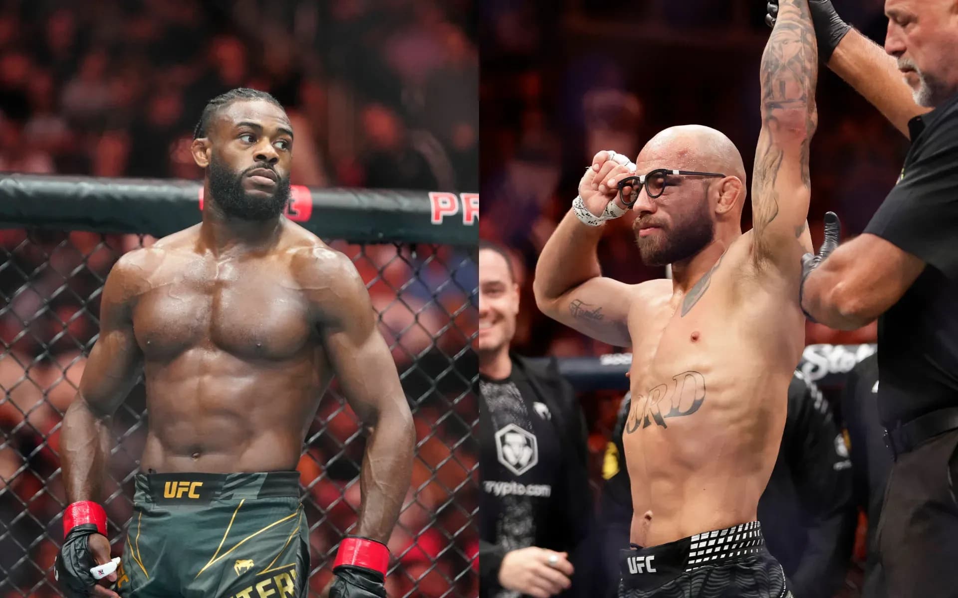Aljamain Sterling and Jean Silva