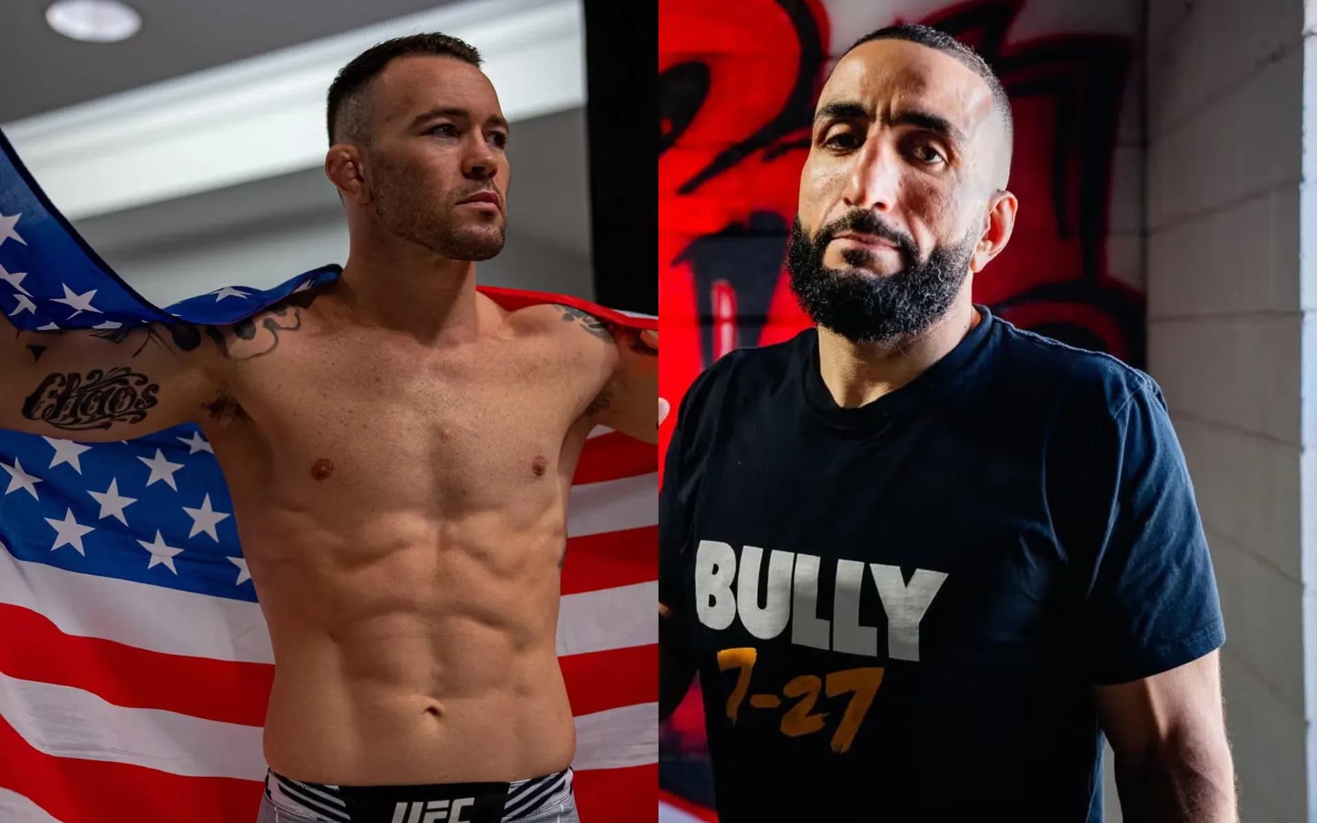 Colby Covington and Belal Muhammad got into a physical altercation