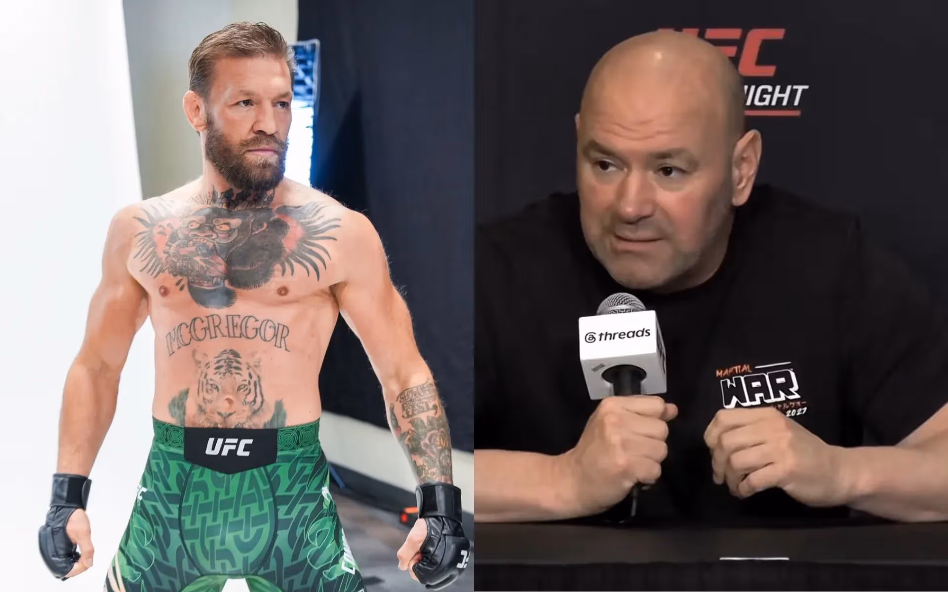 Dana White has opened up on Conor McGregor's injury